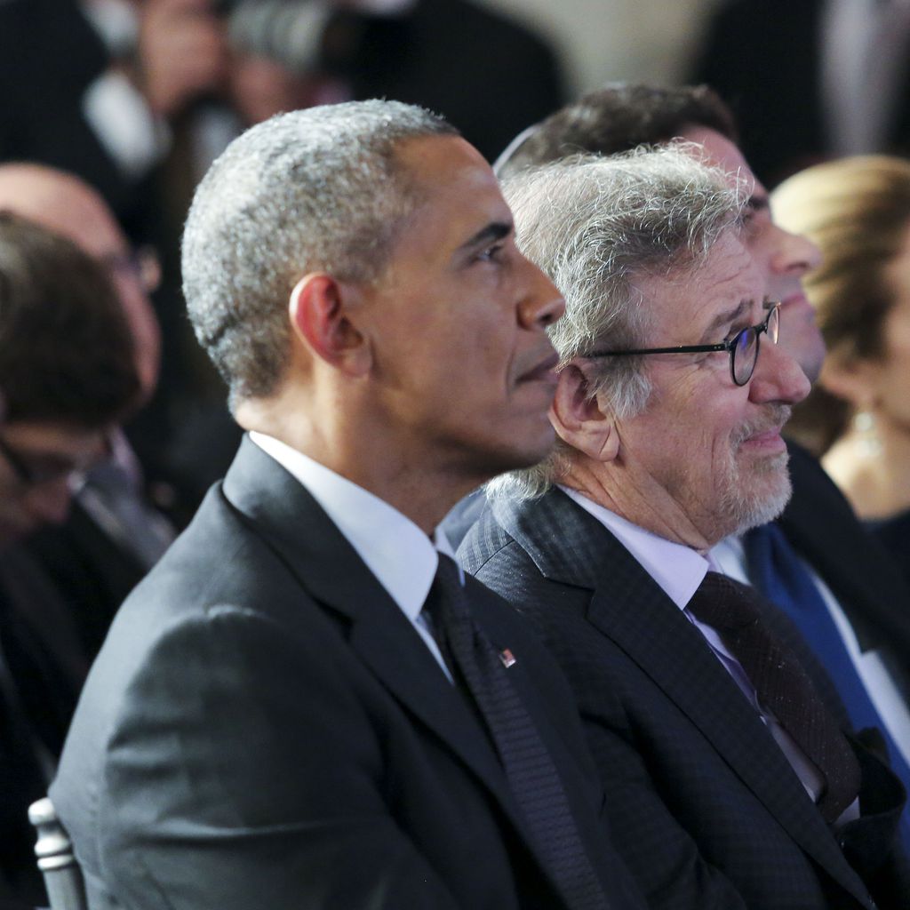 Barack Obama und Steven Spielberg in Washington DC. 2016
