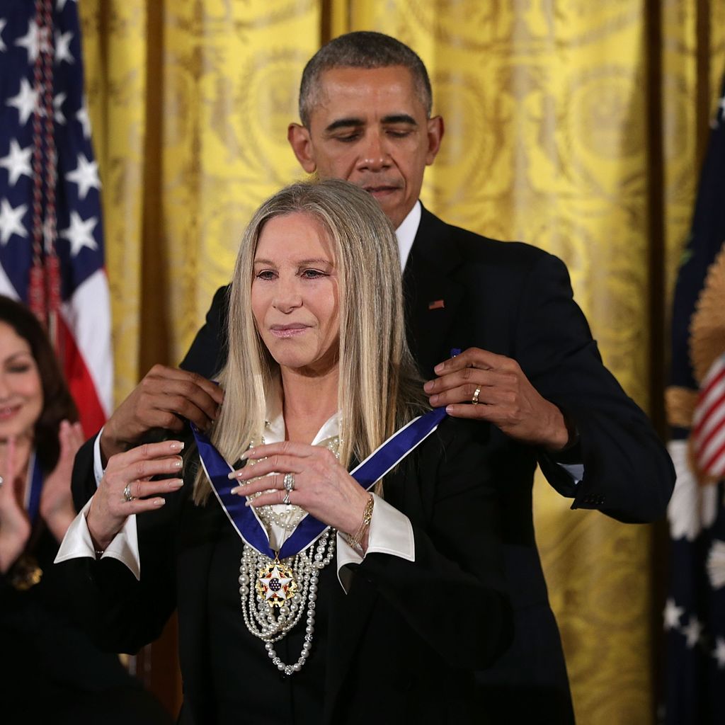 Barack Obama und Barbra Streisand