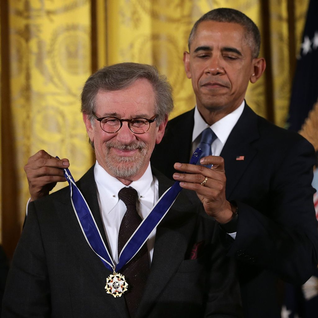 Barack Obama und Steven Spielberg