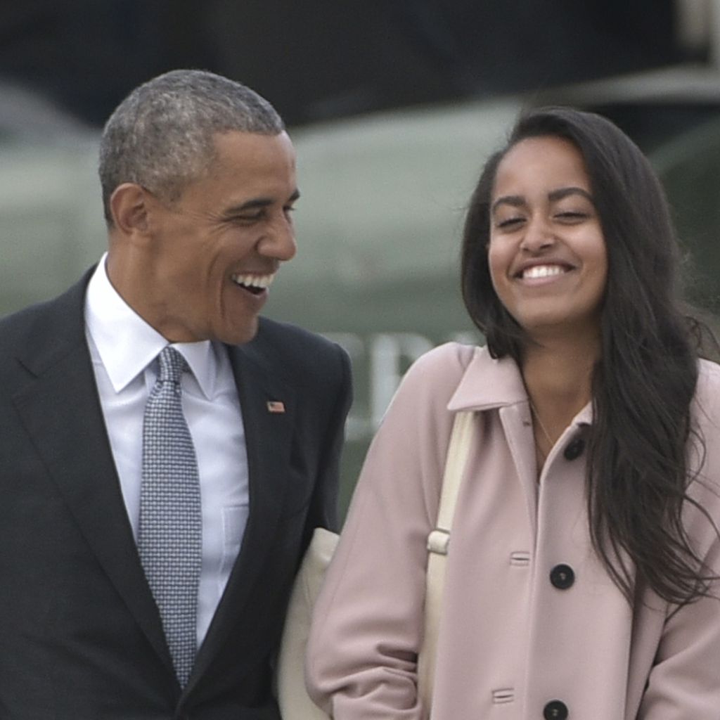 Barack und Malia Obama 2016