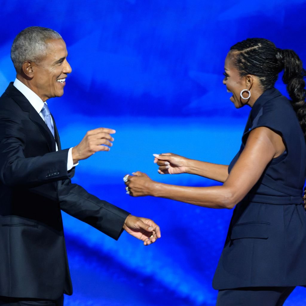 Barack und Michelle Obama in Chicago im August 2024
