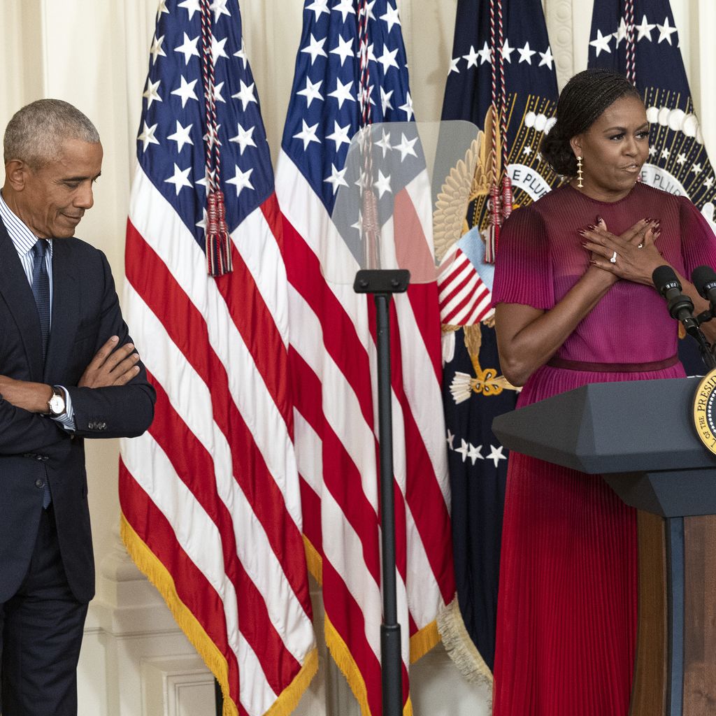 Barack und Michelle Obama im Weißen Haus, September 2022