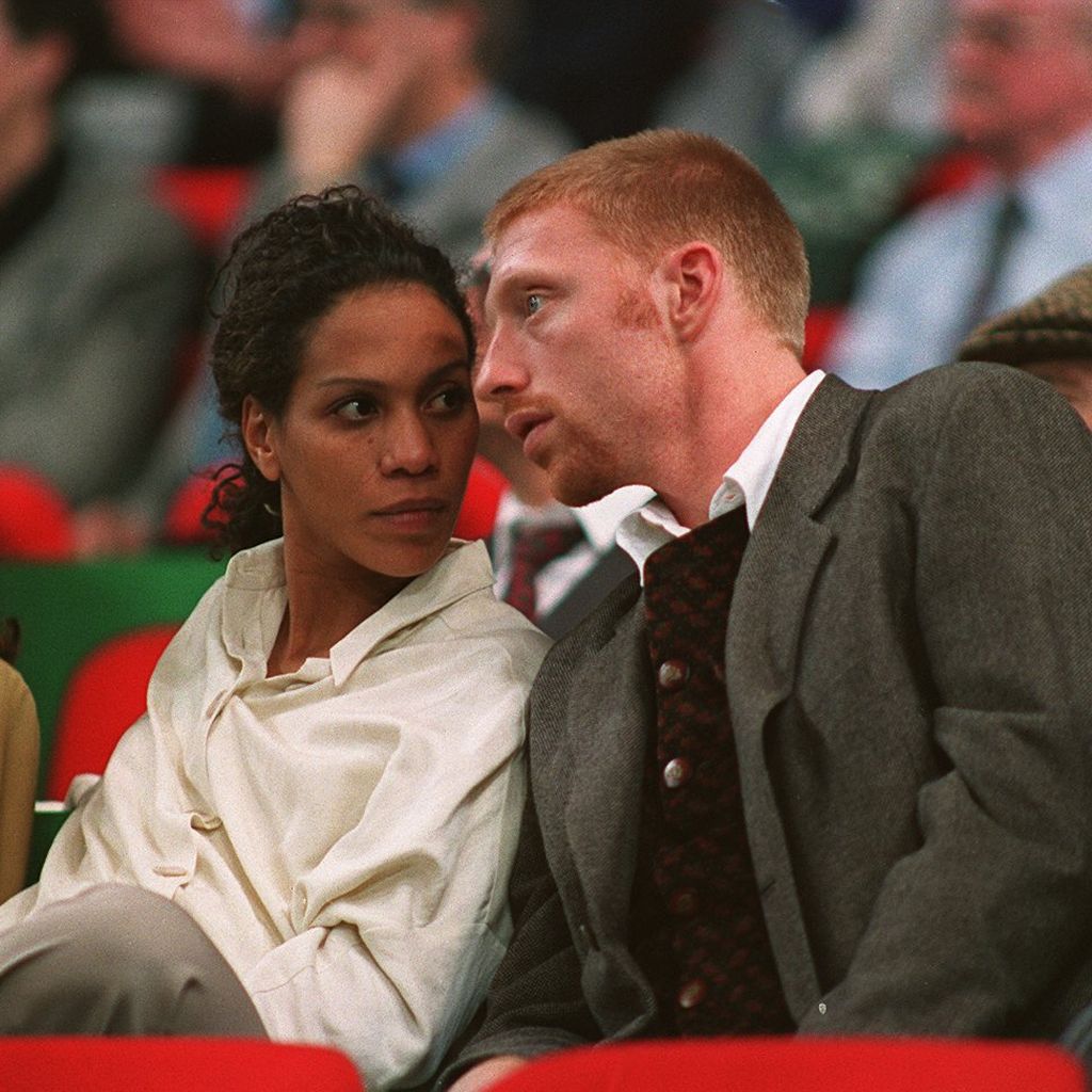Barbara Becker und Boris Becker im Dezember 1993