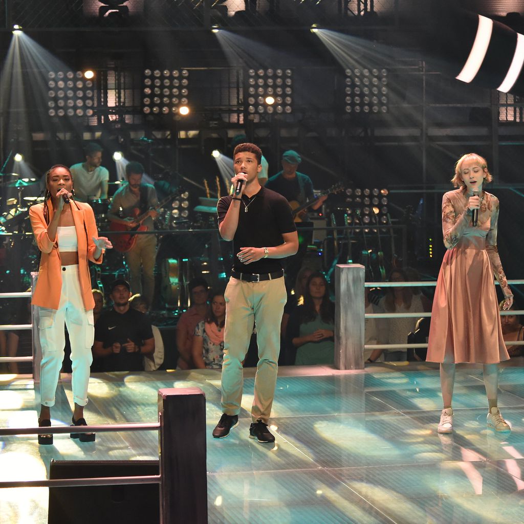 Barbara, Frederic und Sally bei "The Voice of Germany"