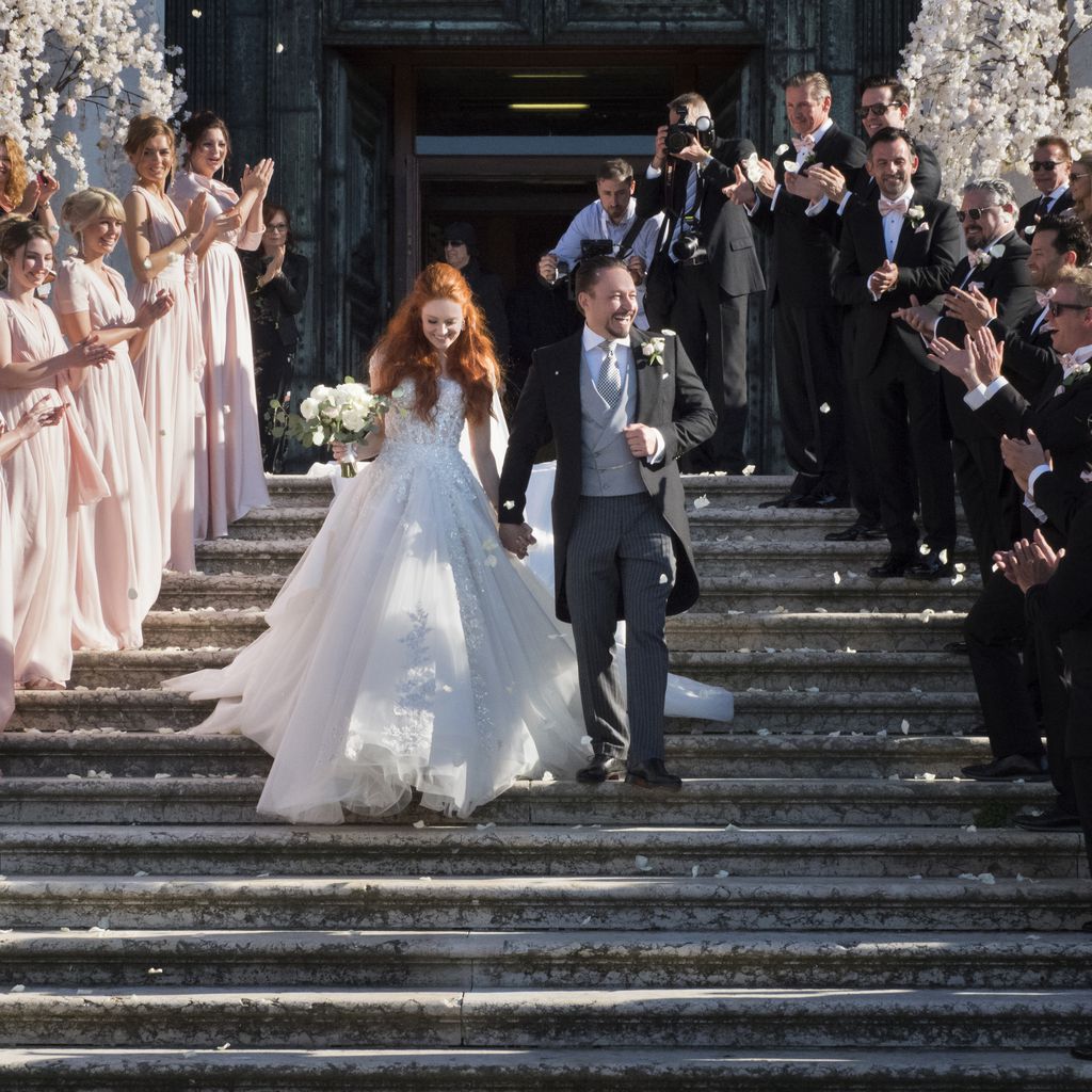 Barbara Meier und Klemens Hallmann an ihrem Hochzeitstag, Juni 2019