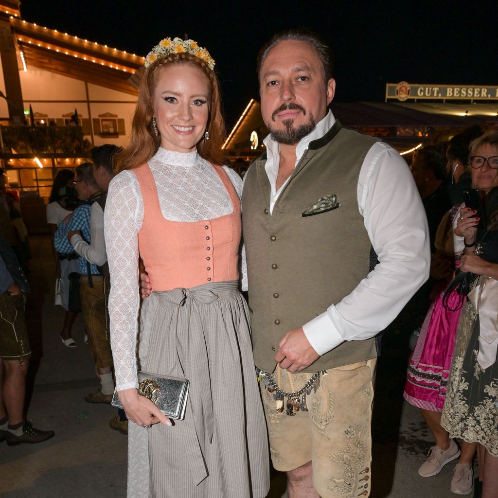 Barbara Meier und Klemens Hallmann auf dem Oktoberfest 2023