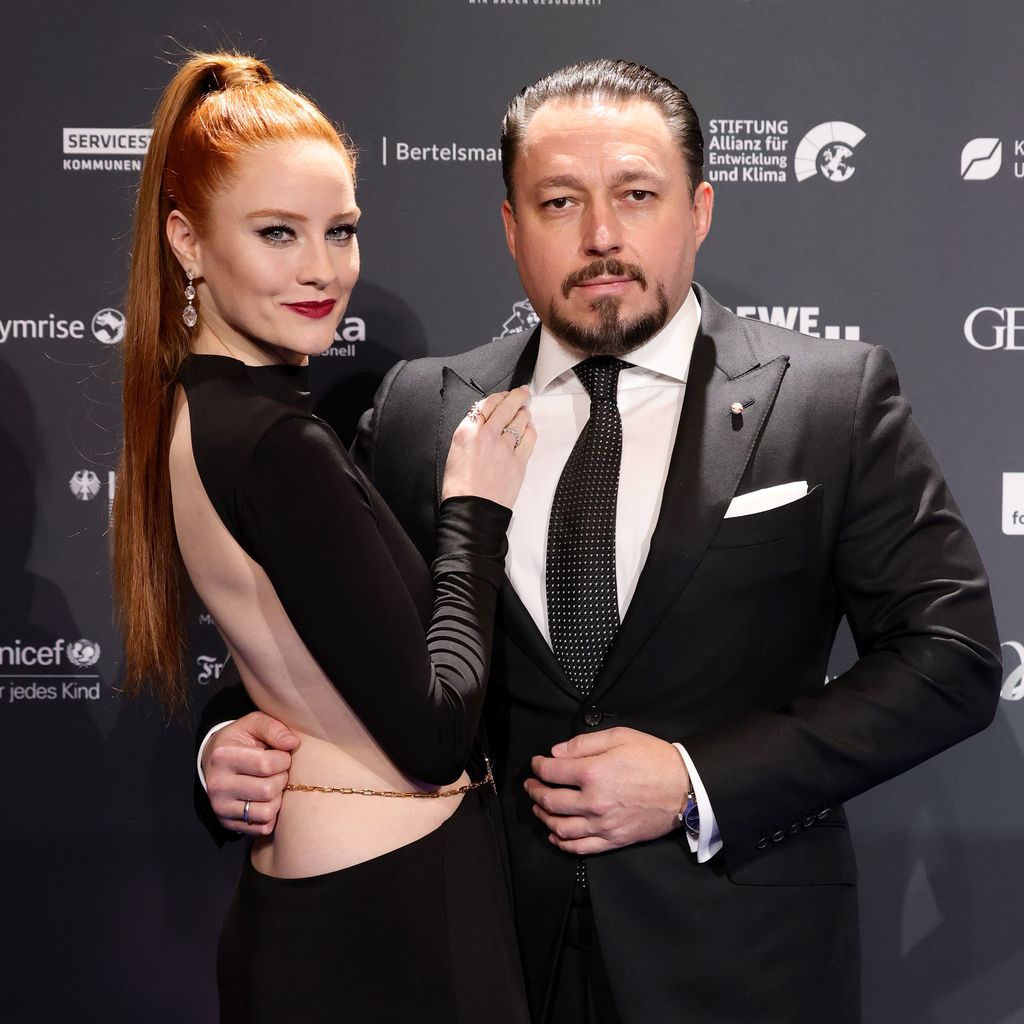 Barbara Meier und Klemens Hallmann, Dezember 2021 in Düsseldorf