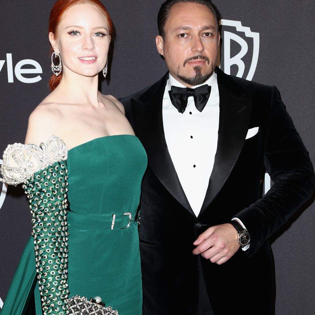 Barbara Meier und Klemens Hallmann bei der Golden Globes After Party 2019