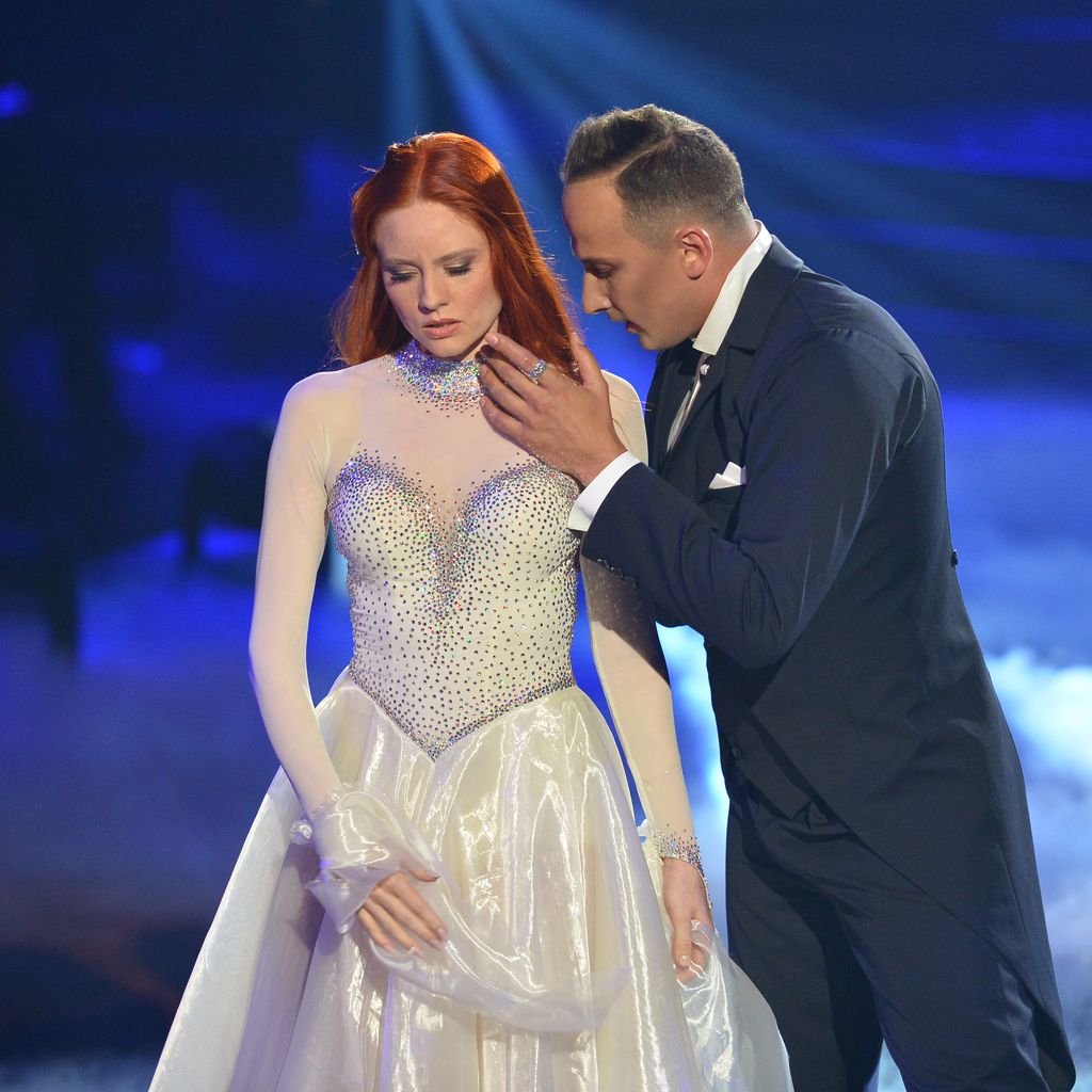 Barbara Meier und Sergiu Luca in der siebten "Let's Dance"-Show 2018