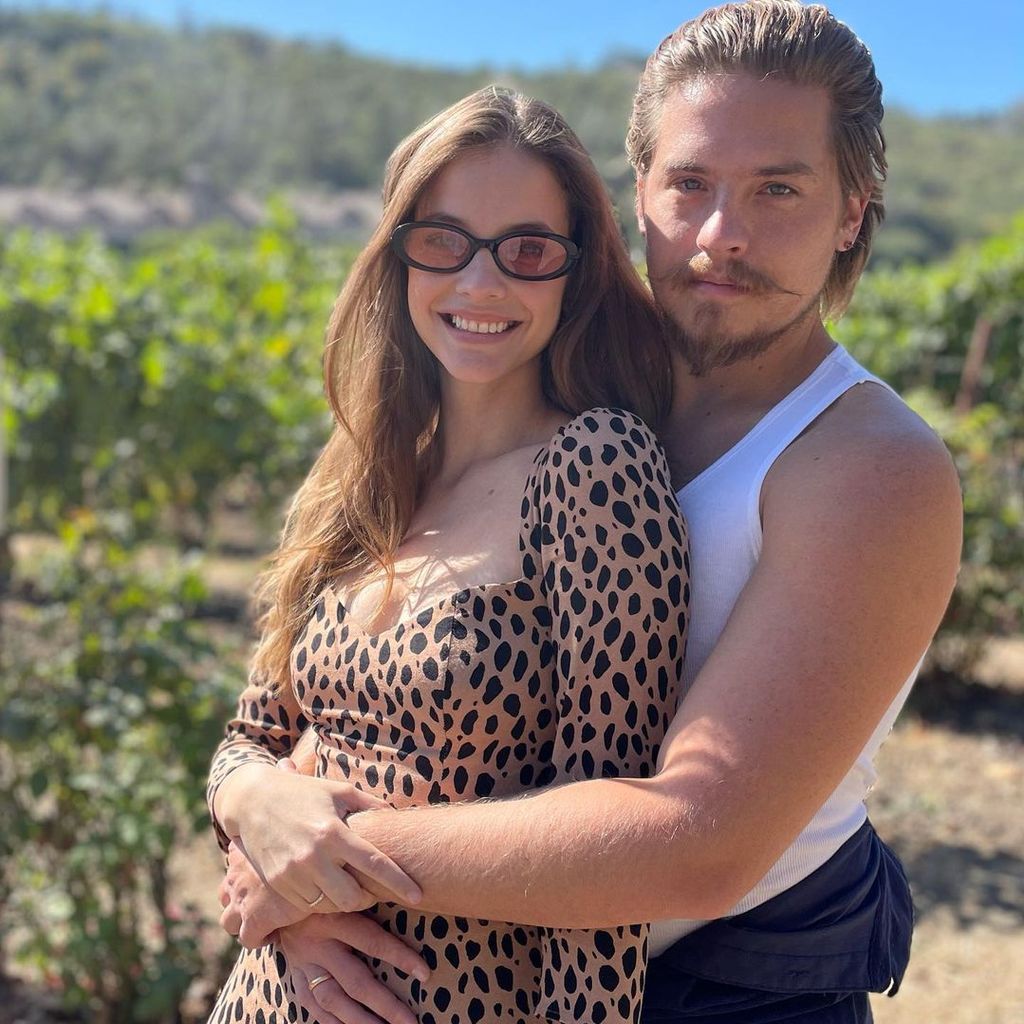Barbara und Dylan Sprouse im Oktober 2023