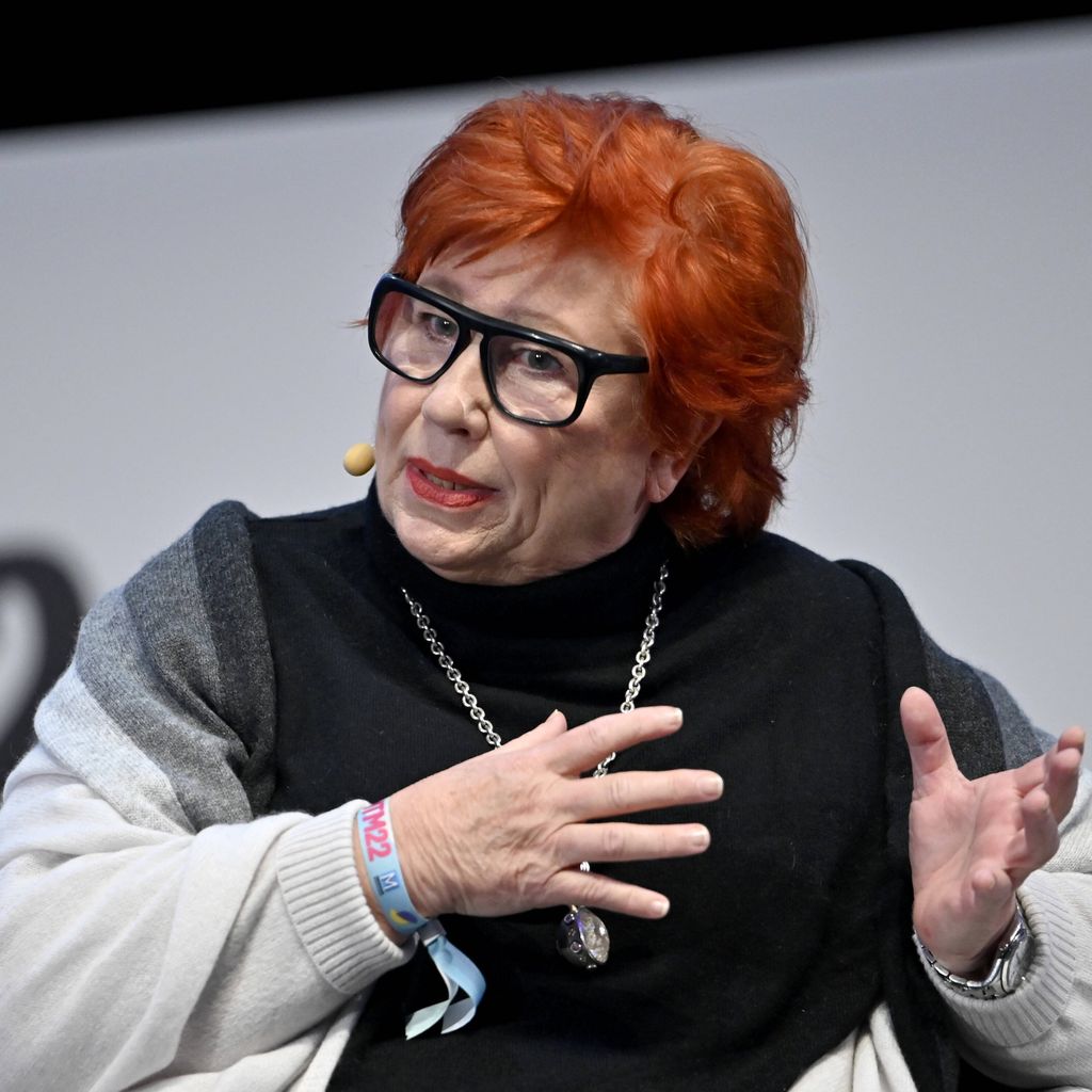 Barbara Salesch spricht bei den Medientagen München im ICM, 18.10.2022