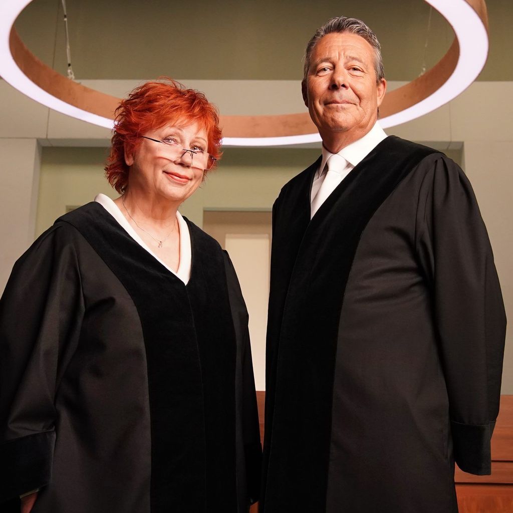 Barbara Salesch und Ulrich Wetzel, TV-Juristen