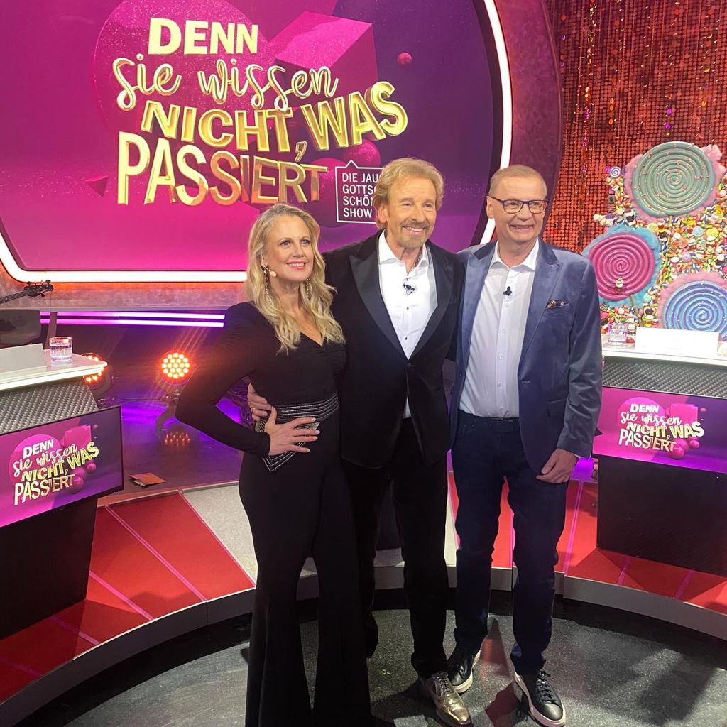 Barbara Schöneberger, Thomas Gottschalk und Günther Jauch, Dezember 2025