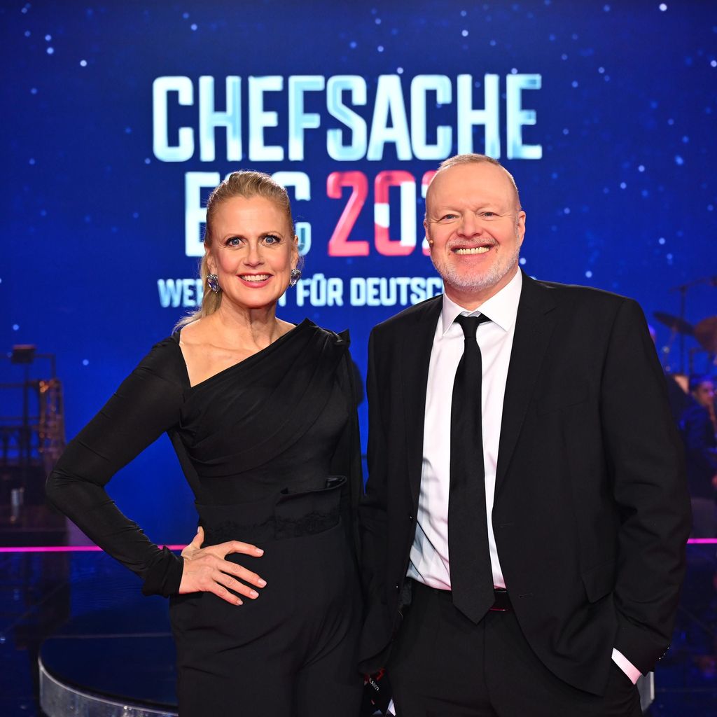 Barbara Schöneberger und Stefan Raab bei "Chefsache ESC 2025 - Wer singt für Deutschland?"