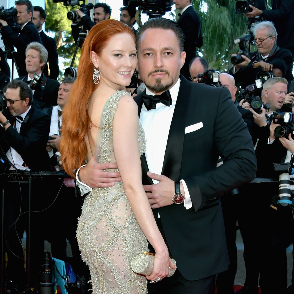 Barbara Meier und Klemens Hallmann beim Filmfest in Cannes 2017