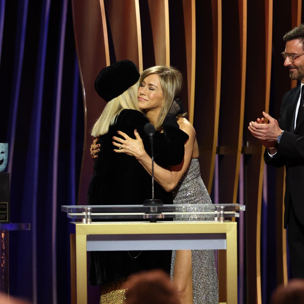 Barbra Streisand, Jennifer Aniston und Bradley Cooper
