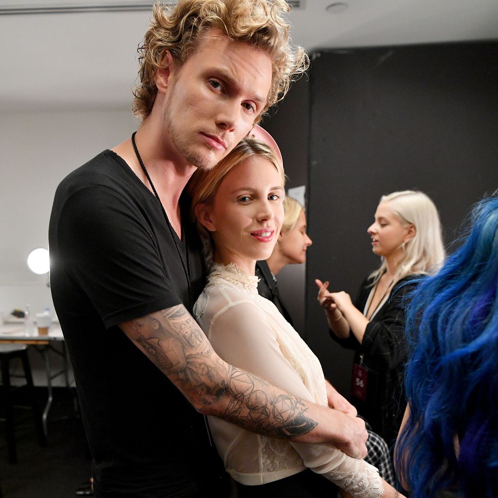 Barron Hilton mit seiner Frau Tessa bei der New York Fashion Week