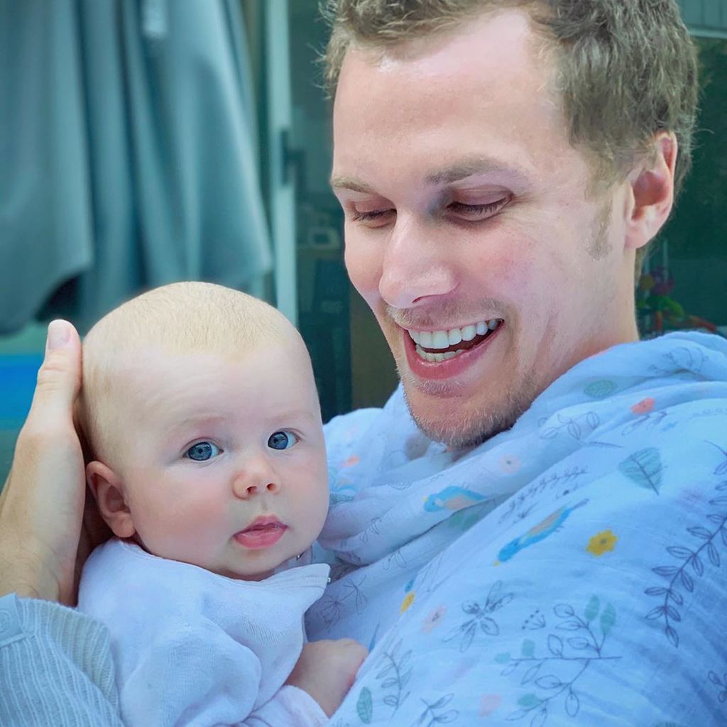 Barron Hilton mit seiner Tocher Milou im Juni 2020