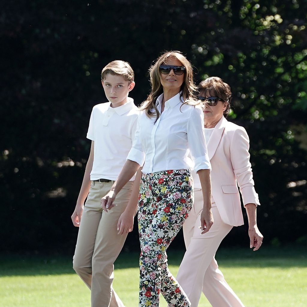 Barron und Melania Trump im Juni 2018