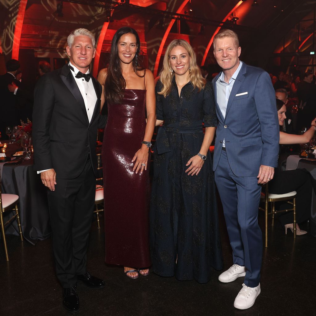 Bastian Schweinsteiger, Ana Ivanovic, Angelique Kerber und Jim Courier, Ex-Profisportler