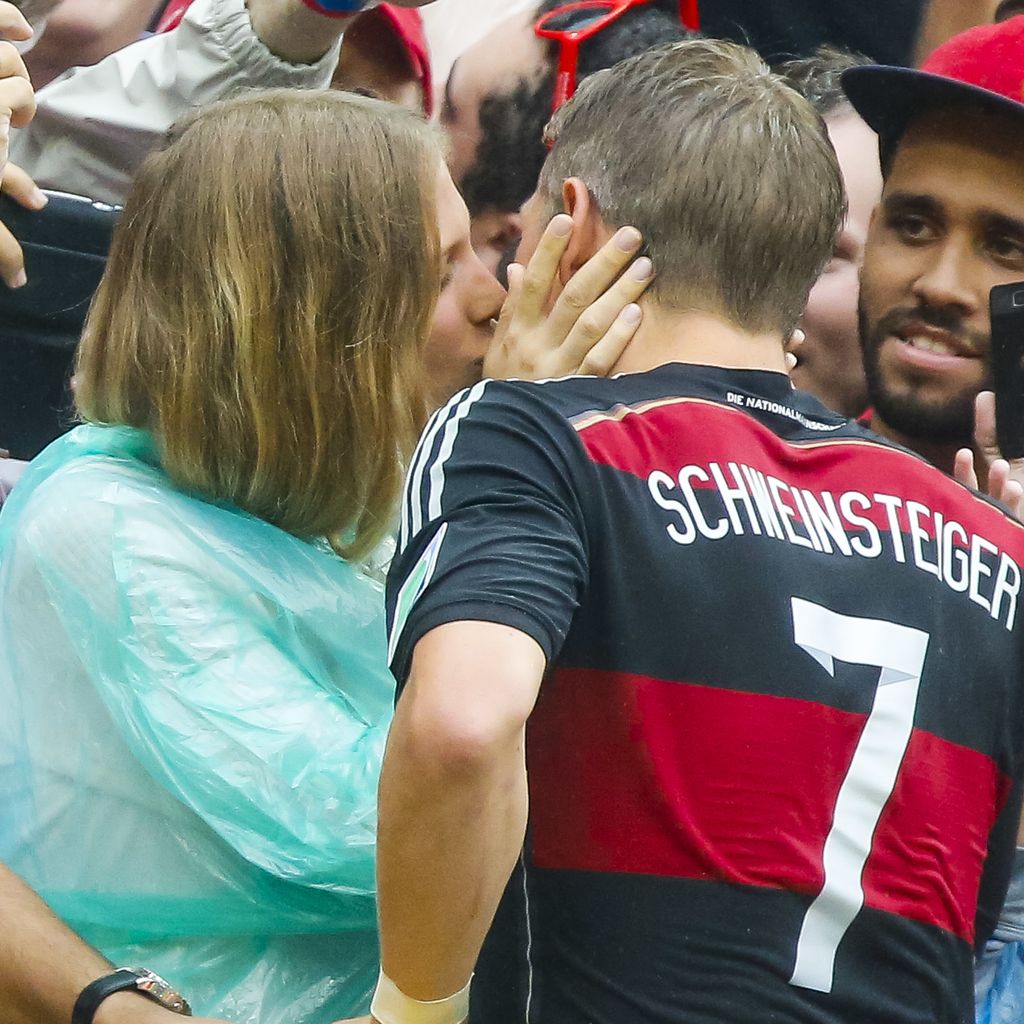 Bastian Schweinsteiger und Sarah Brandner