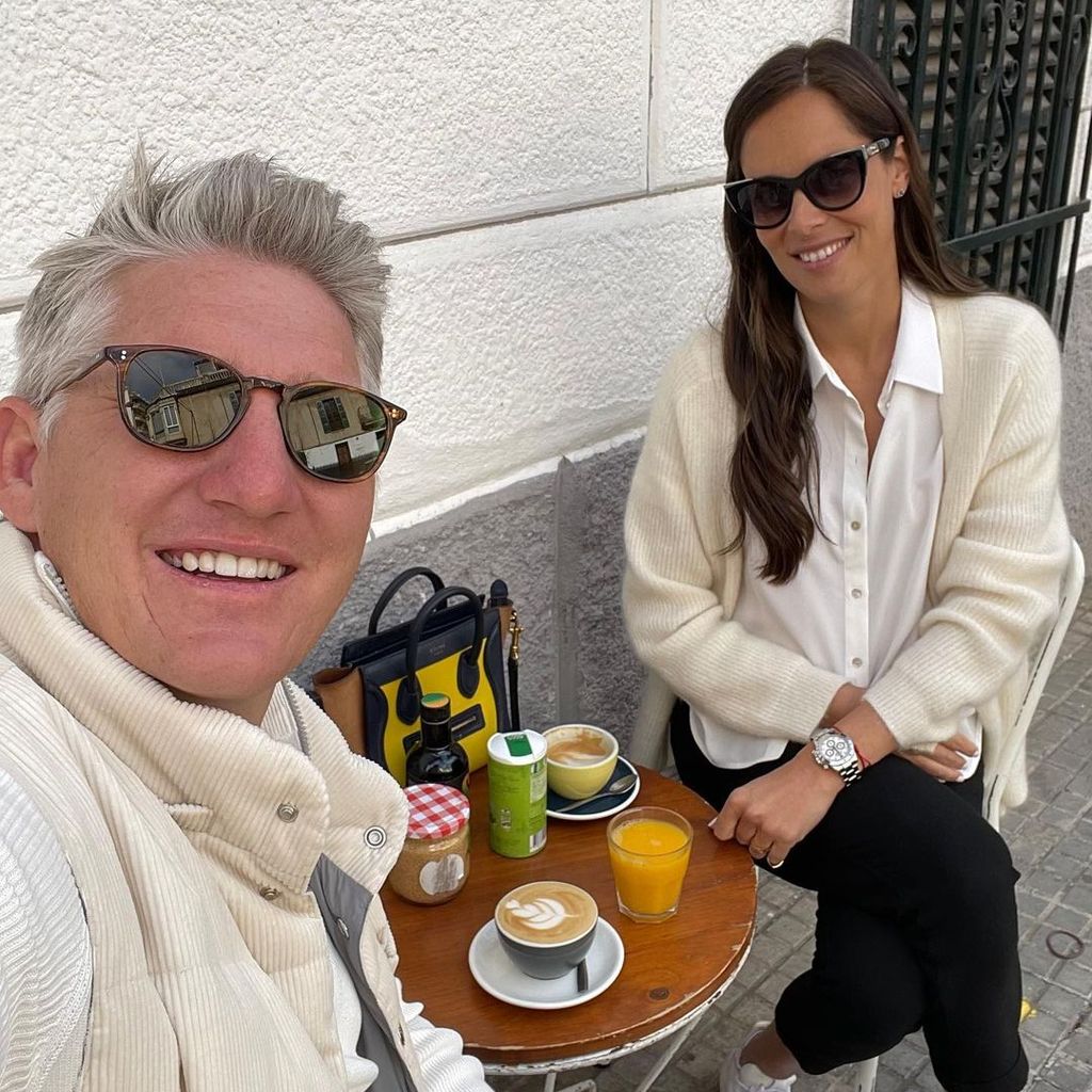 Bastian Schweinsteiger und seine Frau Ana Ivanović