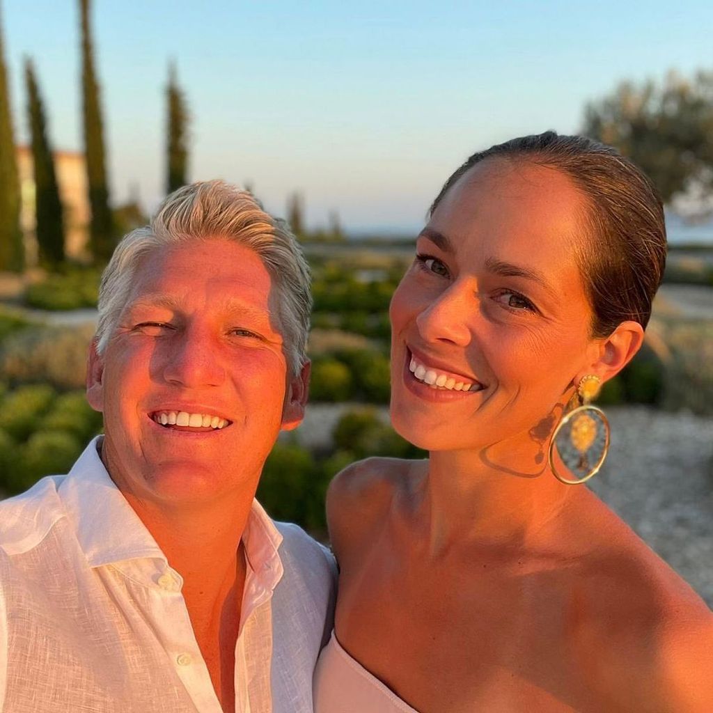 Bastian Schweinsteiger mit seiner Frau Ana Ivanovic