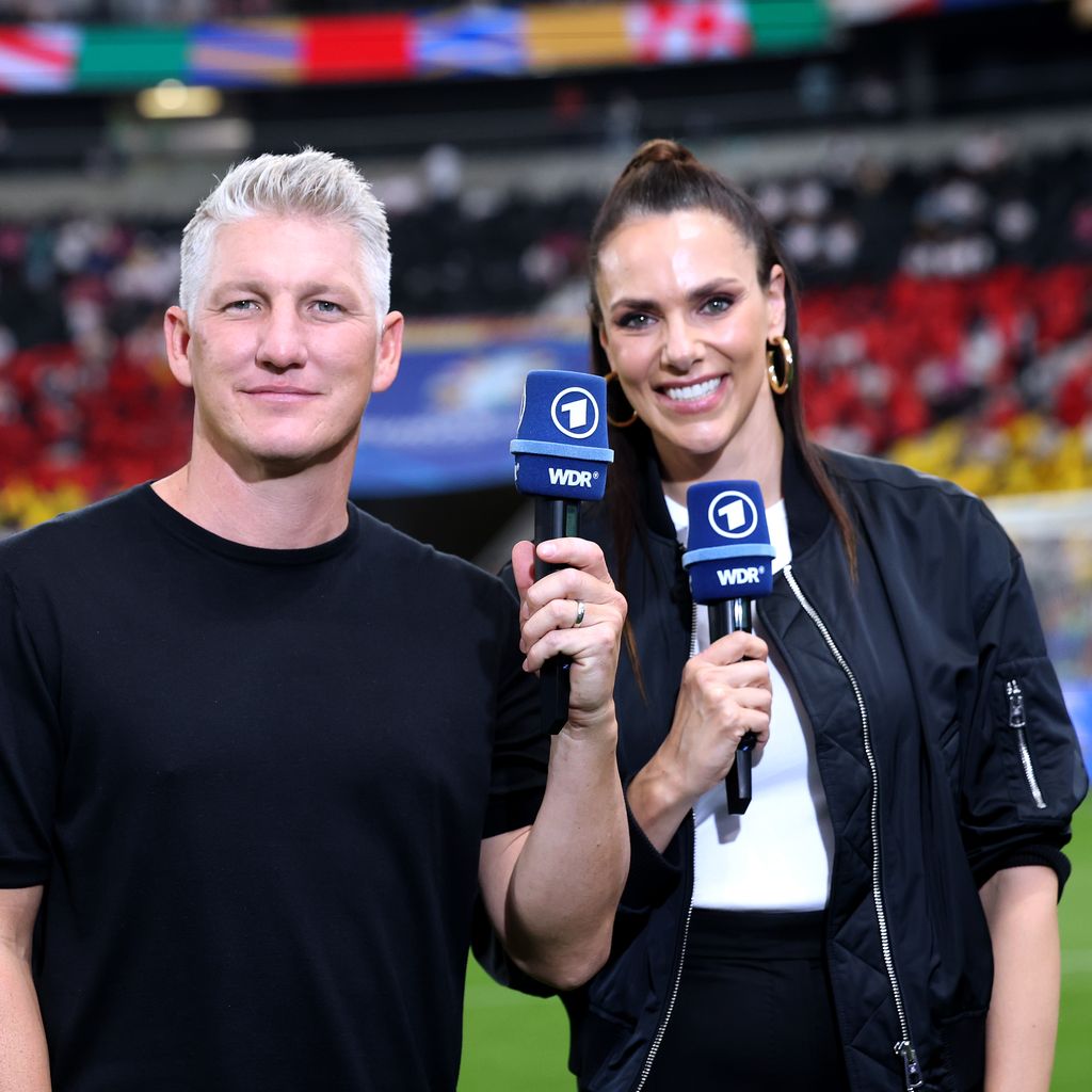 Bastian Schweinsteiger und Esther Sedlaczek