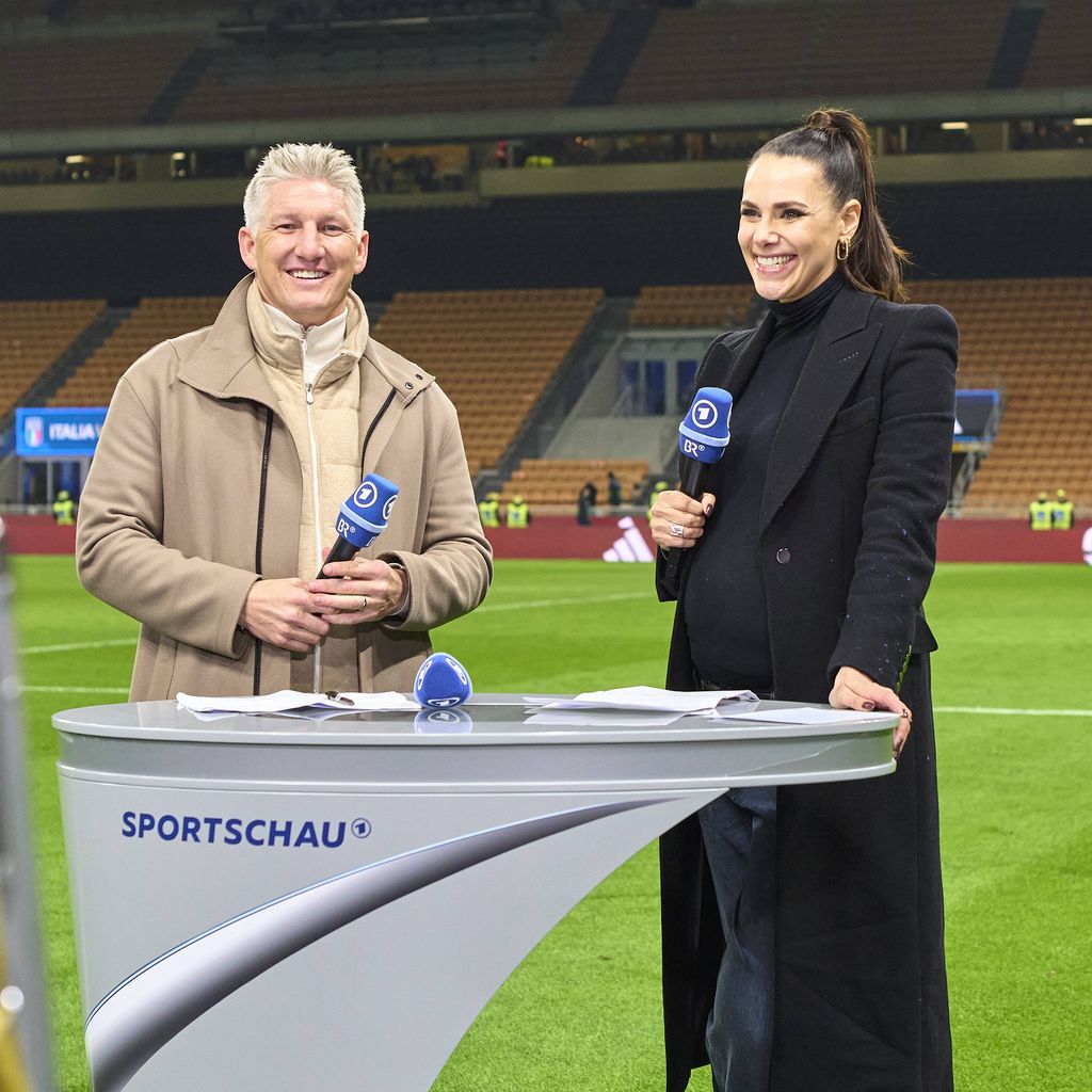 Bastian Schweinsteiger und Esther Sedlaczek, März 2025