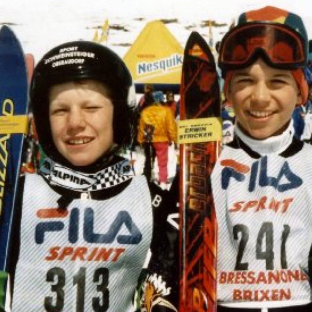 Bastian Schweinsteiger und Felix Neureuther als Kinder