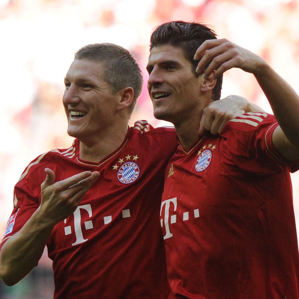 Bastian Schweinsteiger und Mario Gomez
