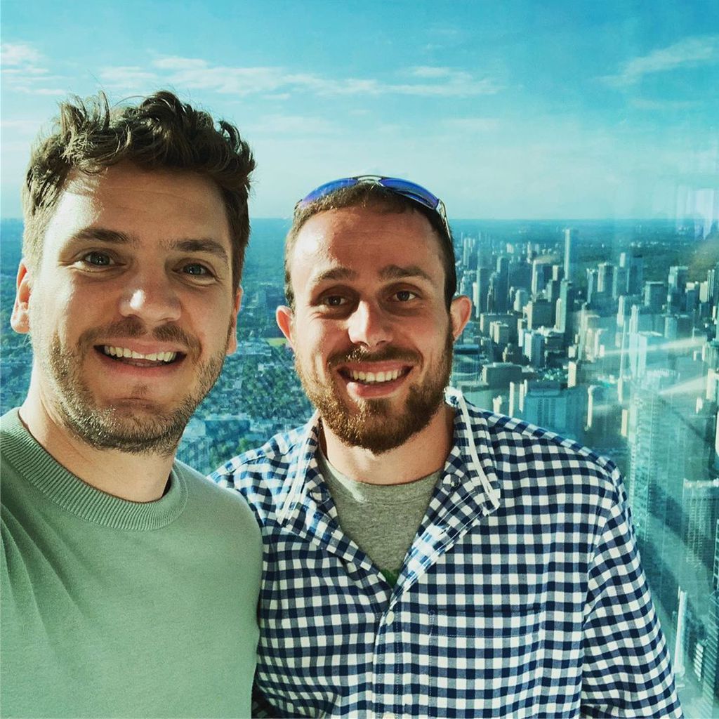 Bauernreporter Ralf und Bauer Freddy in Toronto