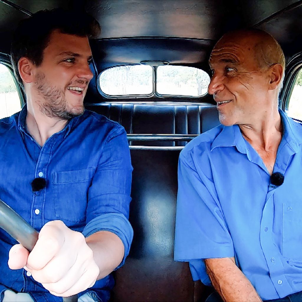 Bauernreporter Ralf und Bauer Gerhard