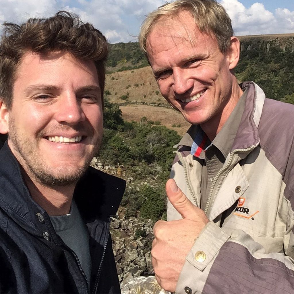Bauernreporter Ralf und "Bauer sucht Frau International"-Südafrikaner Rüdiger