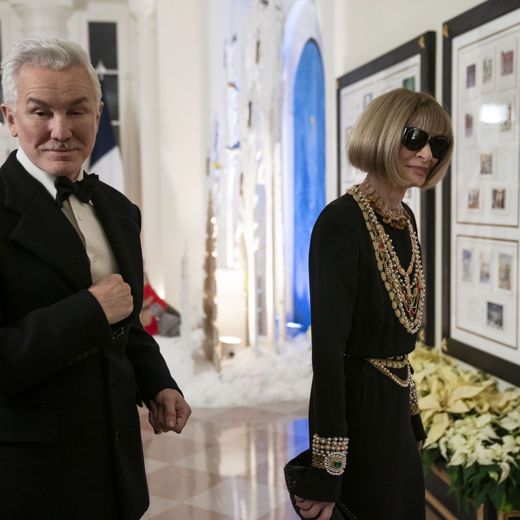 Bazmark Luhrmann und Anna Wintour im Weißen Haus