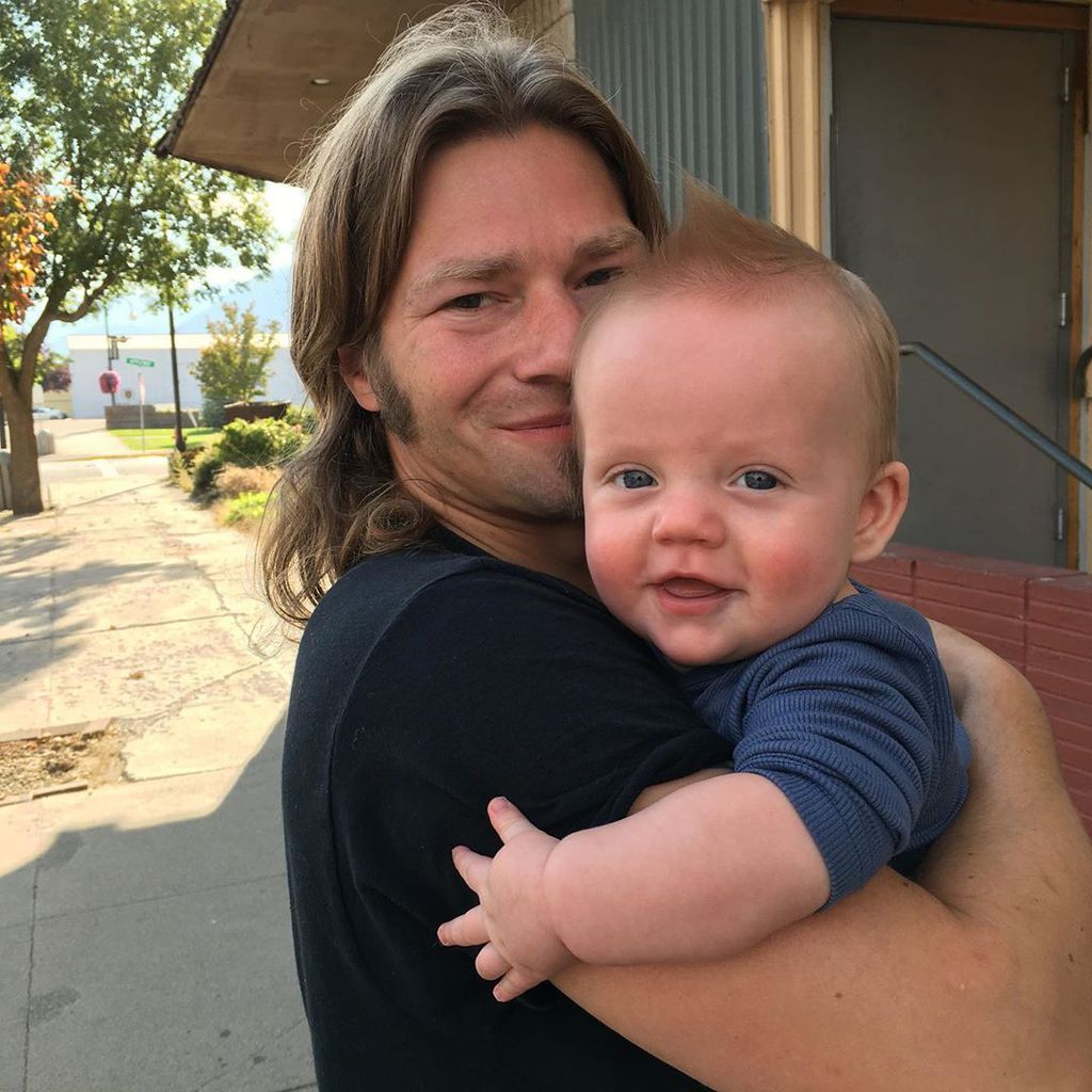 Bear Brown und sein Sohn River, Oktober 2020