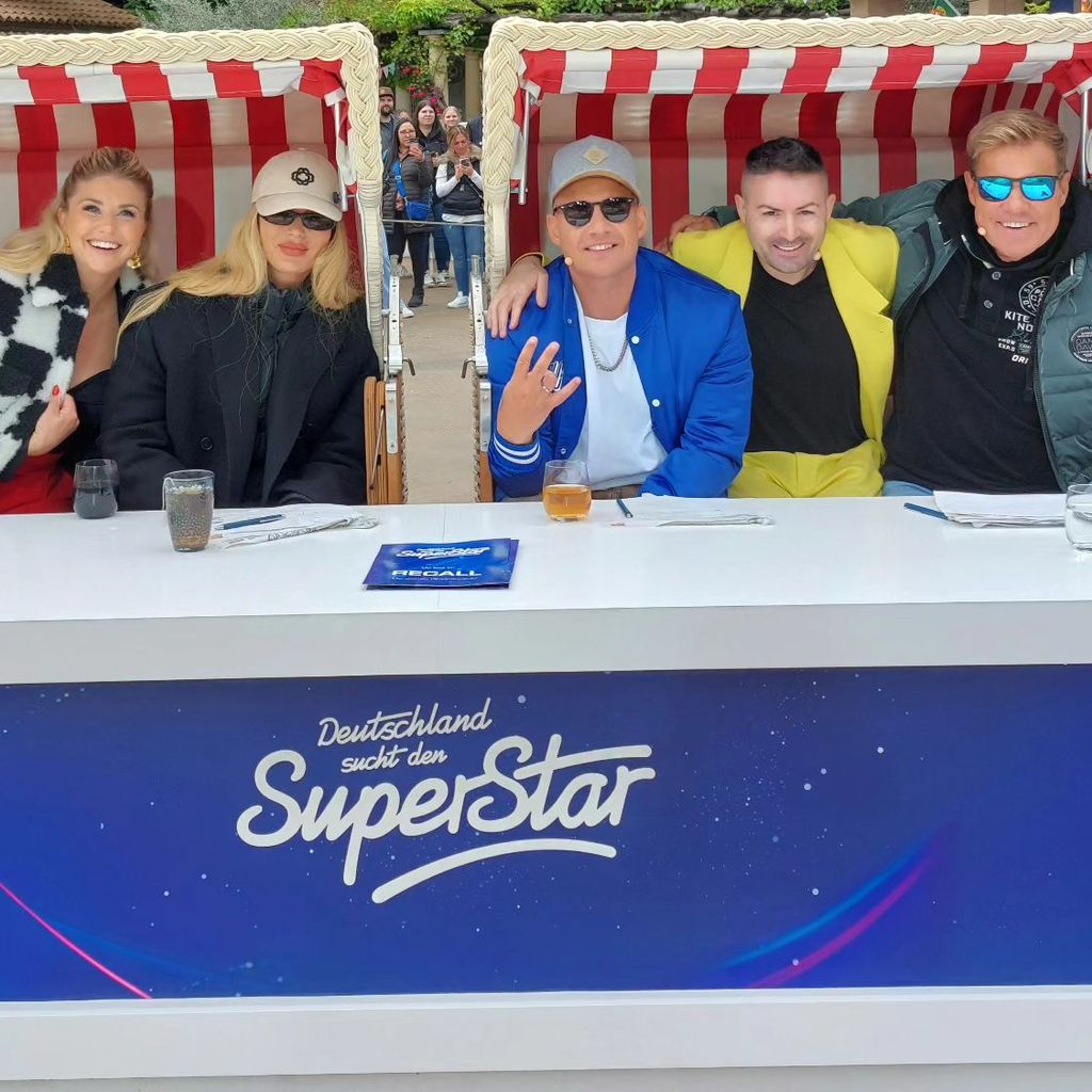 Beatrice Egli, Loredana, Pietro Lombardi, Menderes Bağci und Dieter Bohlen, 2024
