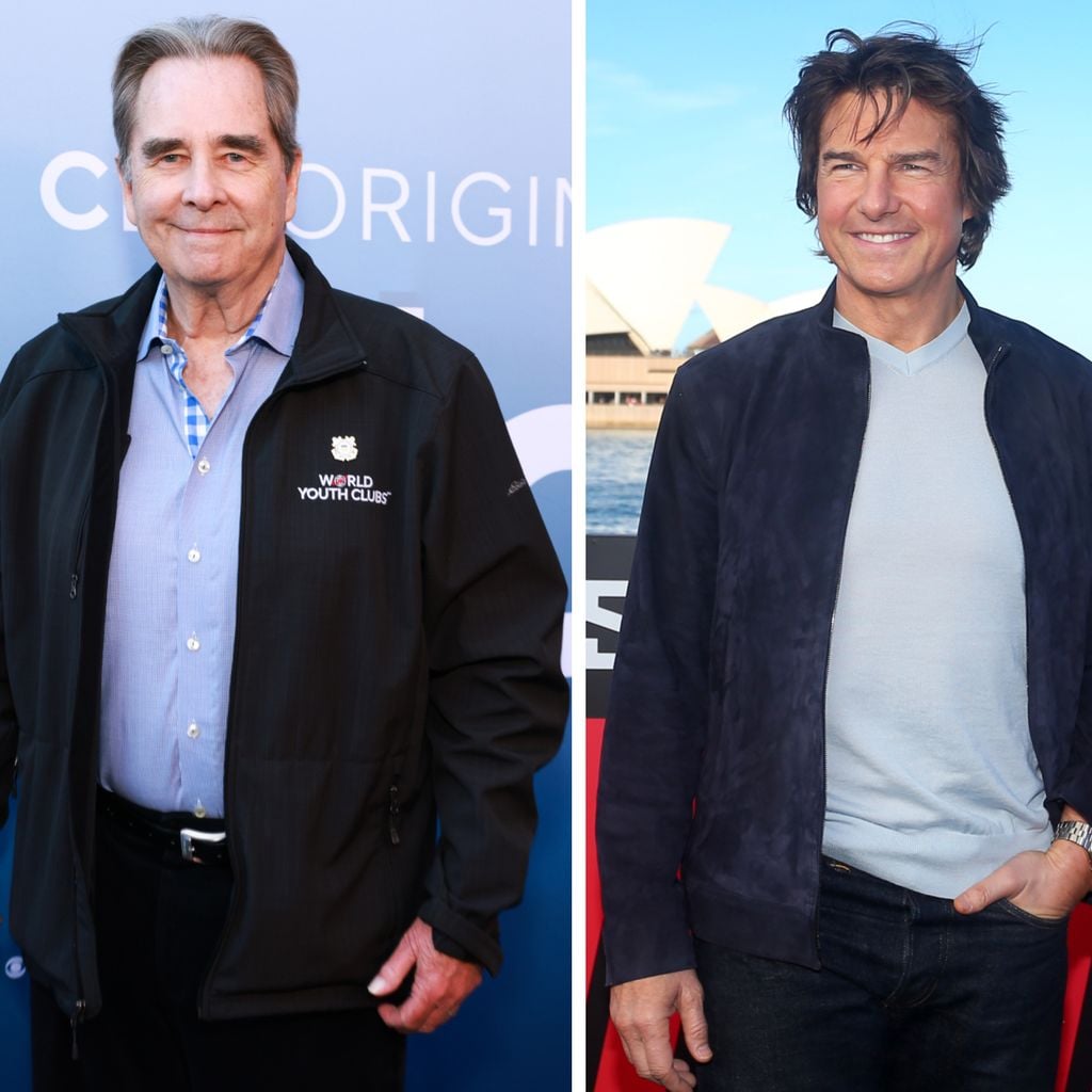 Beau Bridges und Tom Cruise Collage
