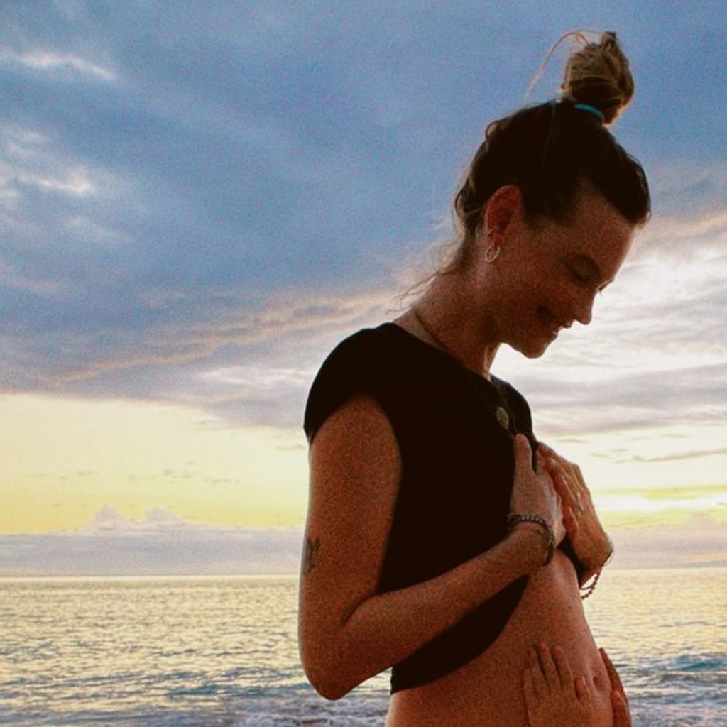 Behati Prinsloo und ihre Tochter