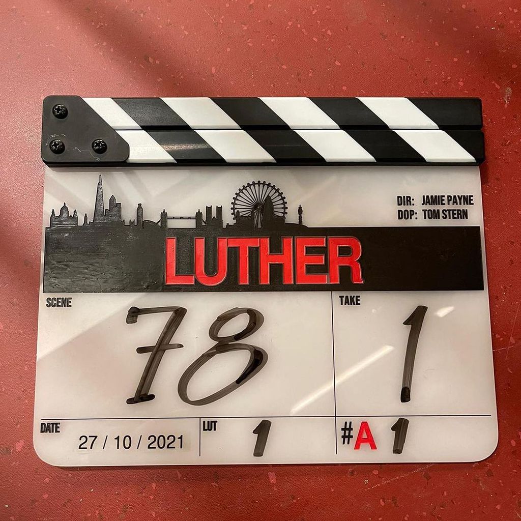 Behind-the-Scenes-Foto vom "Luther"-Set