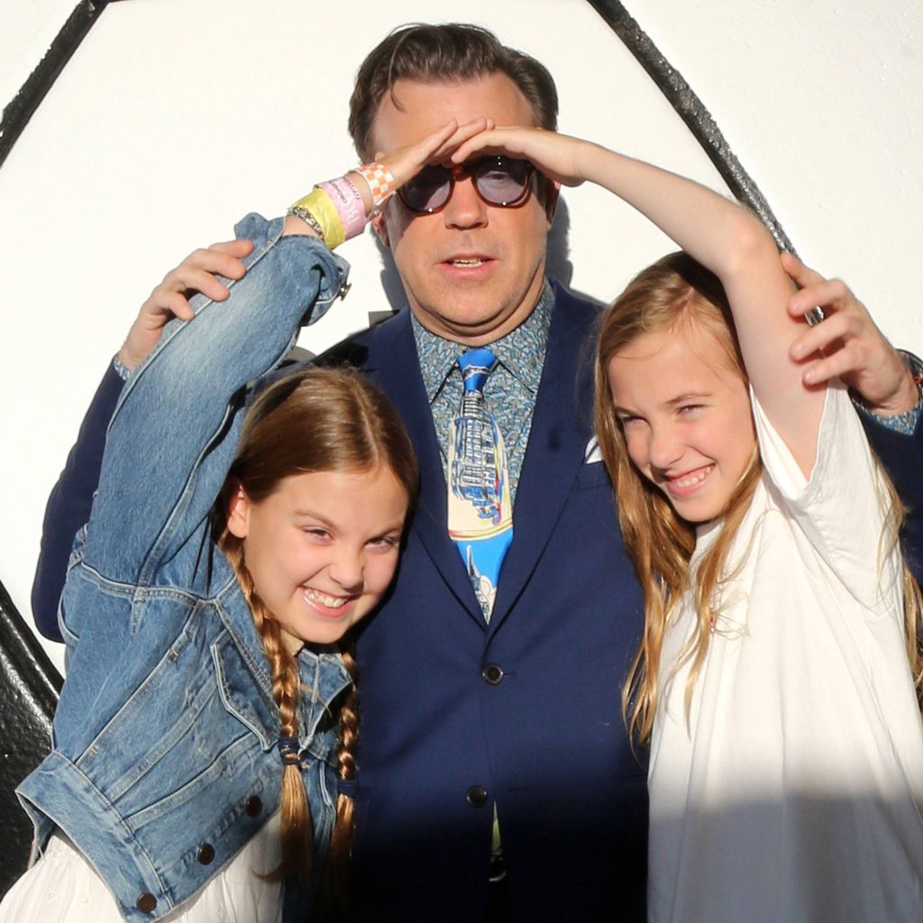 Jason Sudeikis mit seinen Kindern bei der Premiere von "Ted Lasso" Staffel 4, 2026