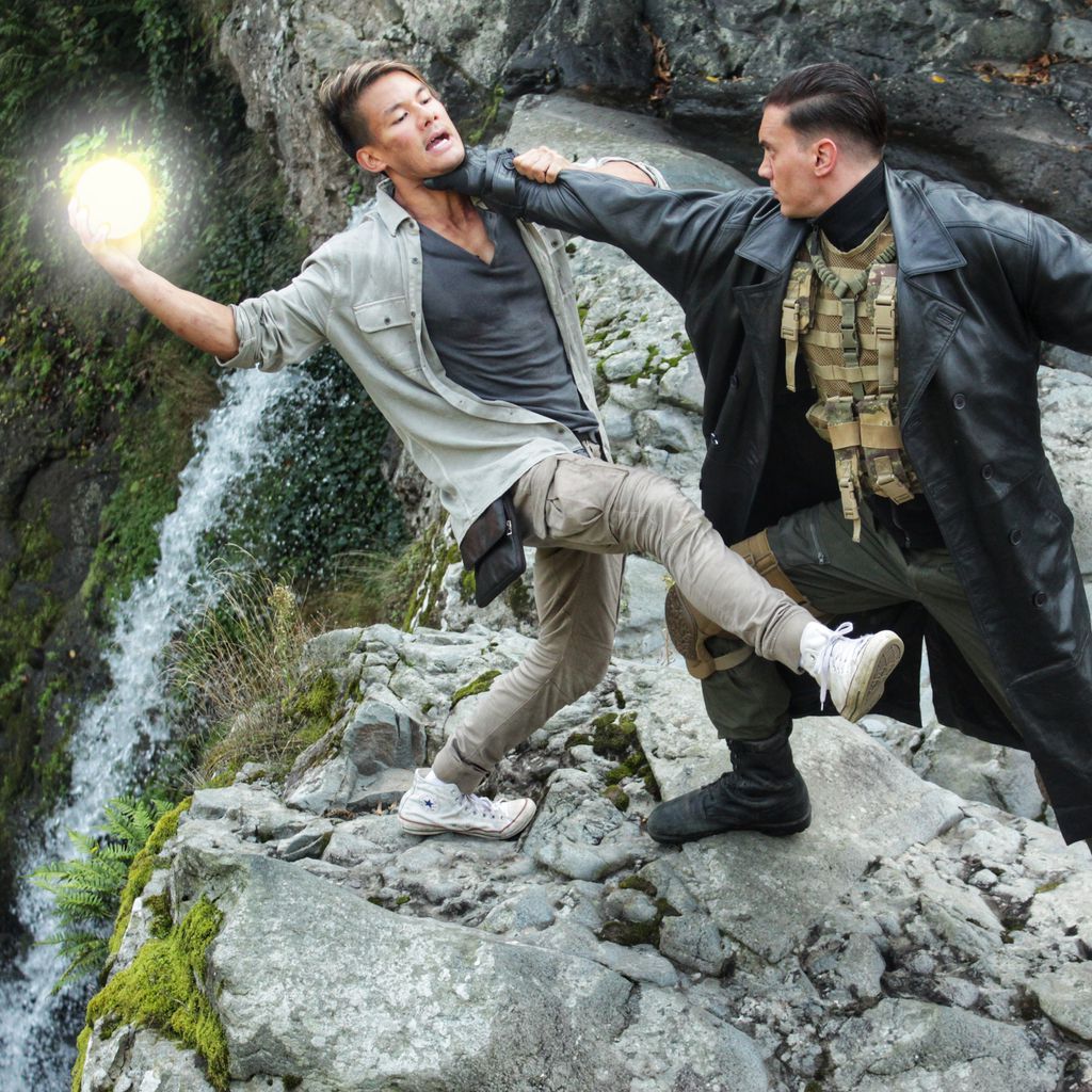 Bela Klentze und Andy Long im Film "Projekt Adler"