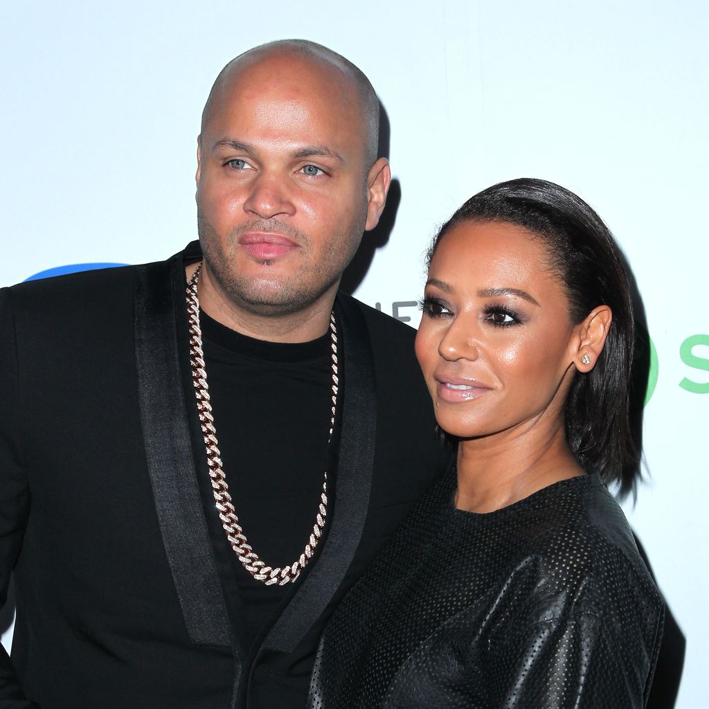 Stephen Belafonte und Mel B. bei einer Grammy-Party