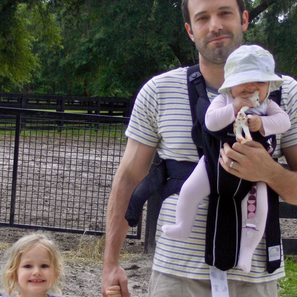 Ben Affleck mit seinen beiden Töchtern Violet und Seraphina