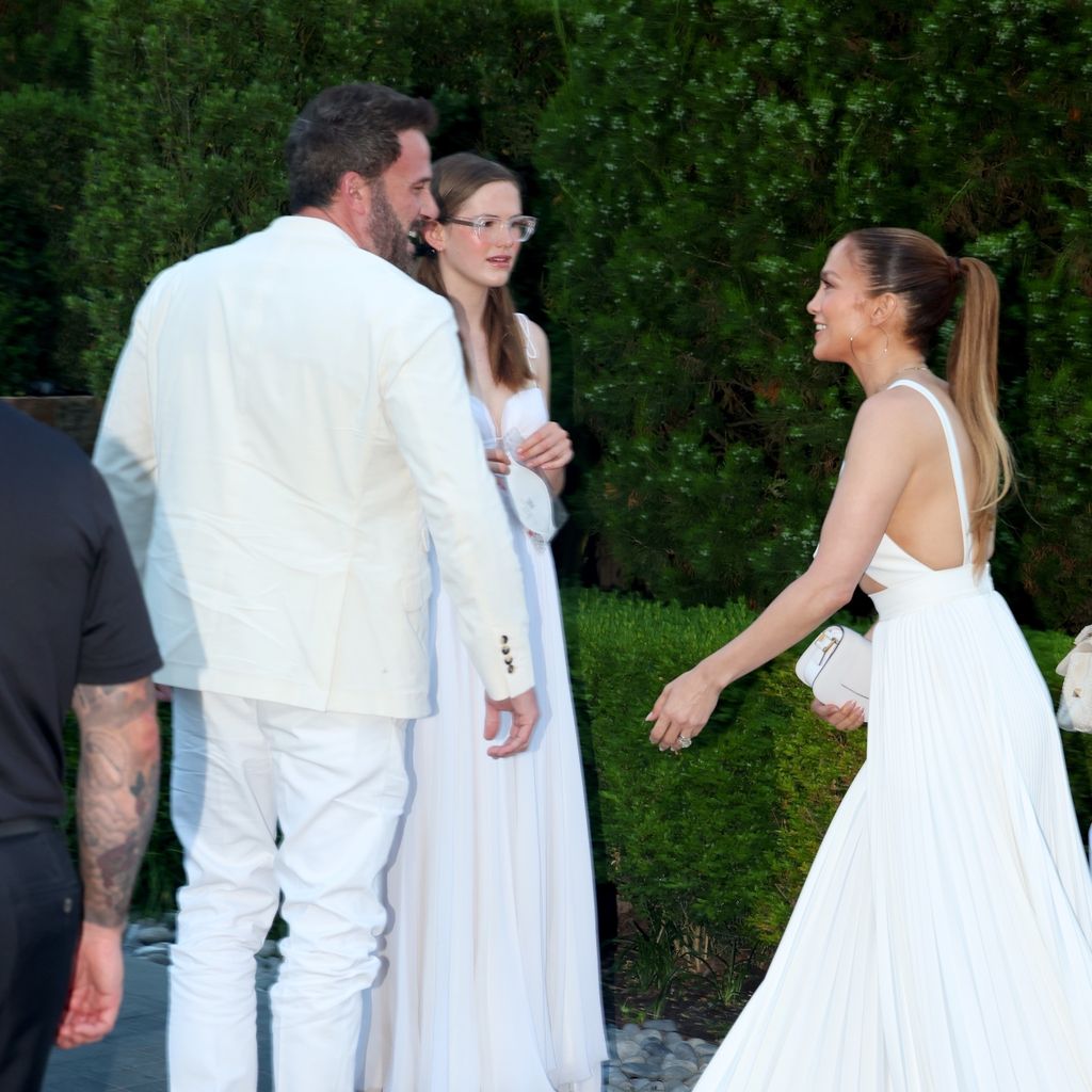 Ben Affleck, Violet Affleck und Jennifer Lopez