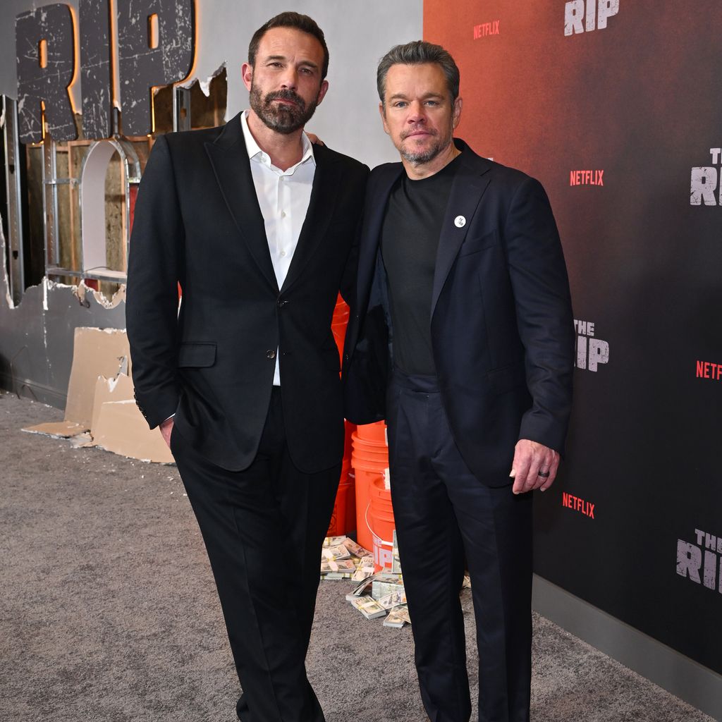 Ben Affleck und Matt Damon bei der Weltpremiere von "The Rip" im Alice Tully Hall in New York City, Januar 2026
