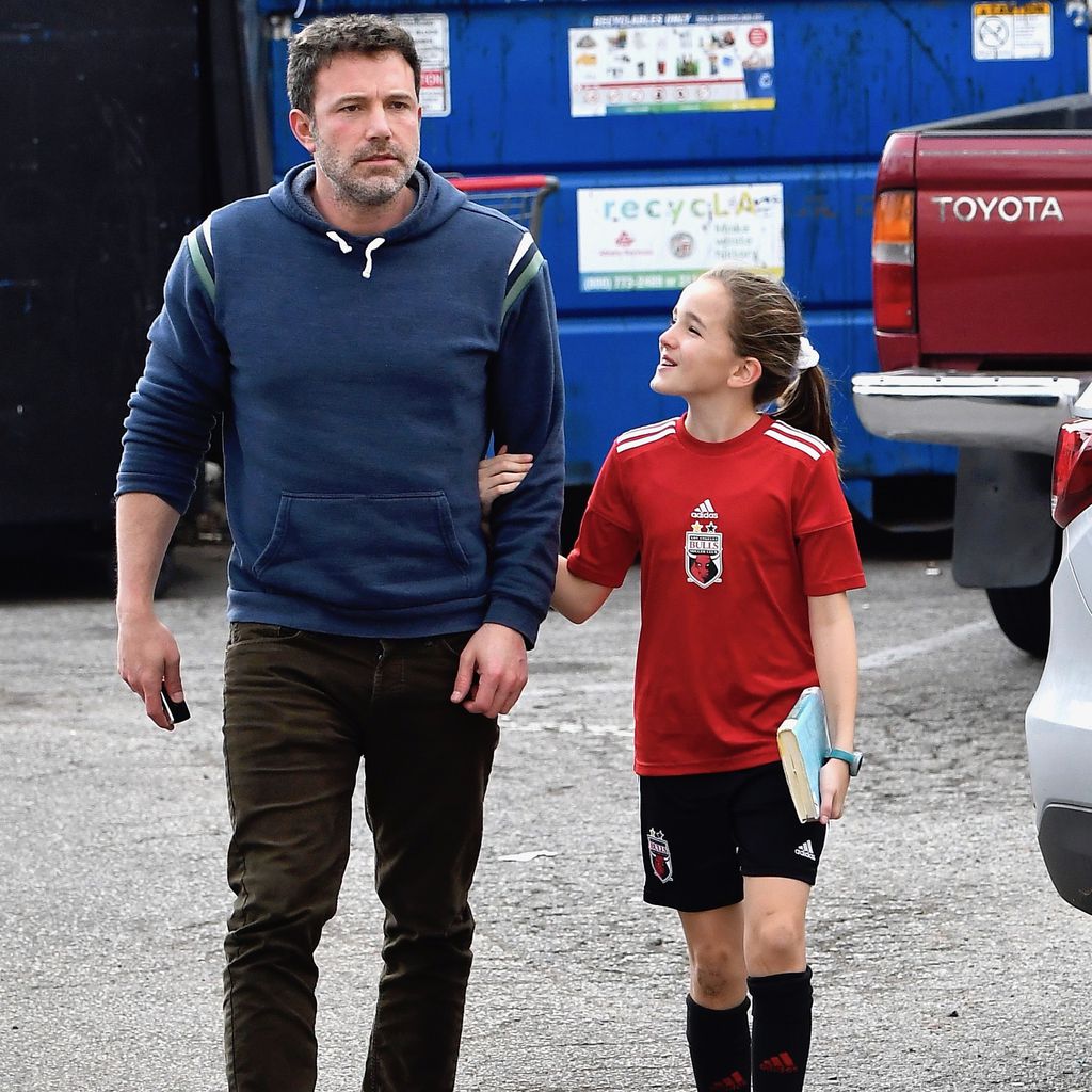 Ben Affleck und seine Tochter im Dezember 2019
