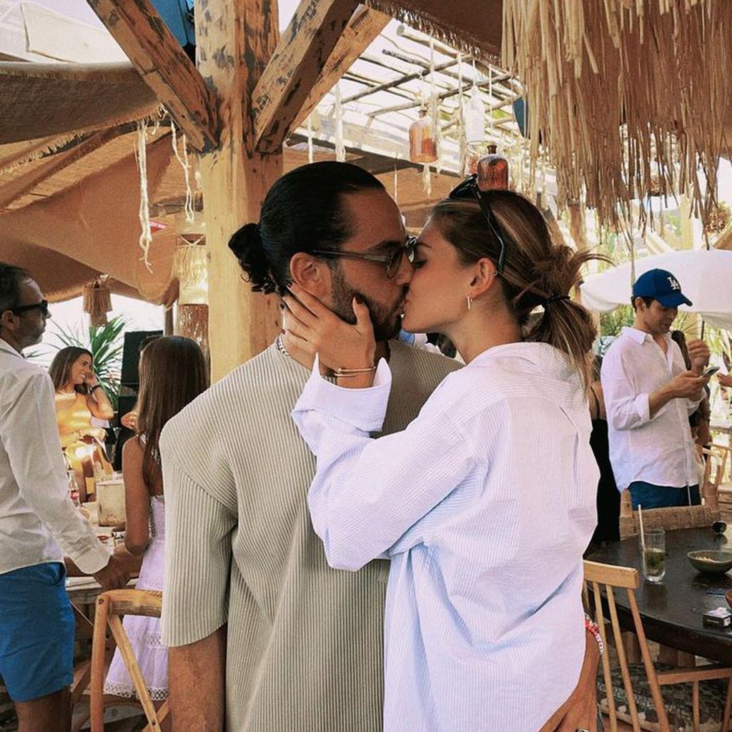 Ben Attal und Thylane Blondeau im August 2021
