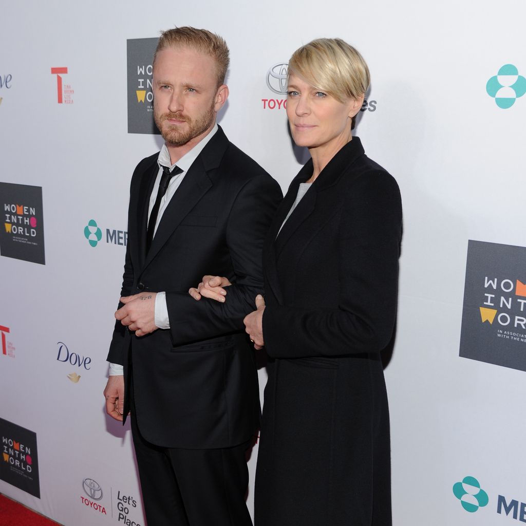 Ben Foster und Robin Wright im April 2015