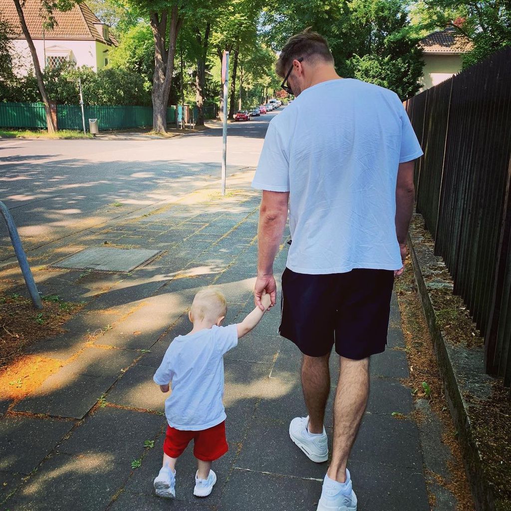 Ben Heinrich (r.) mit seinem Sohn Mats